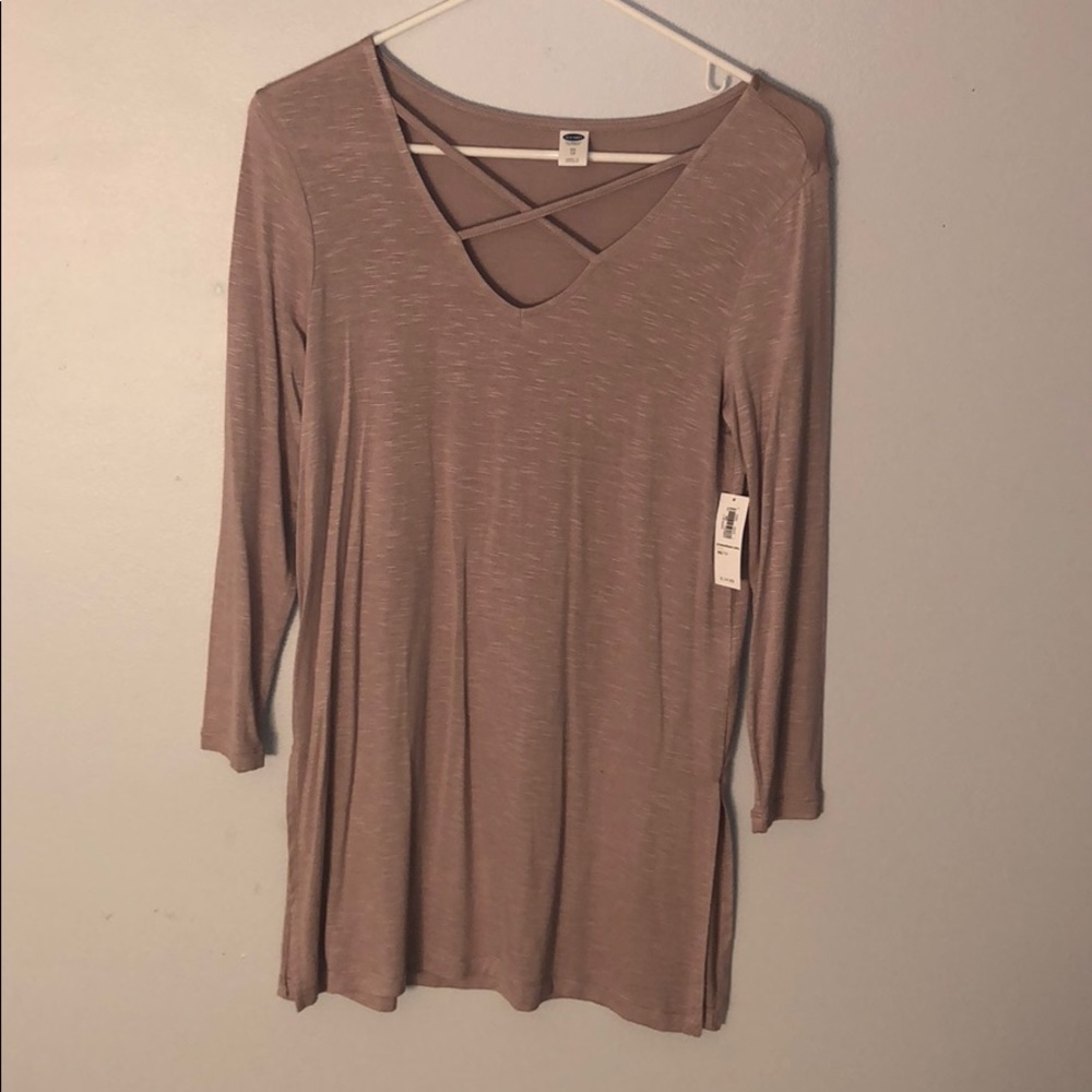 Long sleeve pink shirt